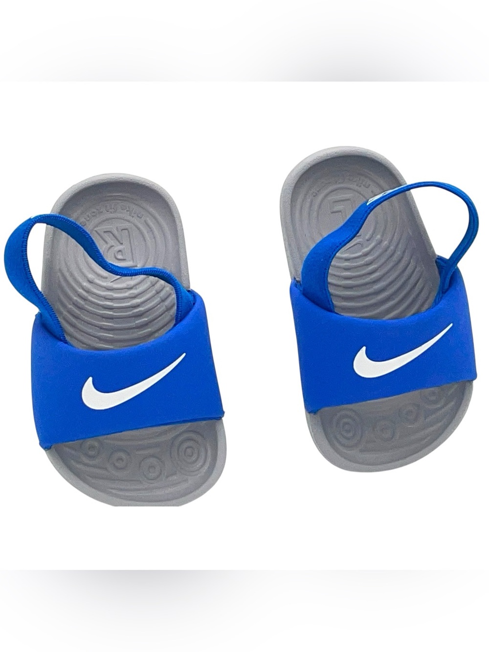 Nike Kawa Slide TD Toddler Sandals Blue Gray Size 3C - Picture 7 of 9